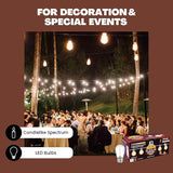 Norb NorbSOLAR S14 LED Solar Replacement Bulbs 1W DC – Outdoor String Light Bulbs with Warm Candlelight Glow, E26 | Lumora