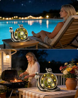 Snail Solar Lights Outdoor, 7 LED Solar Powered Garden Decor for Pathway Lawn Yard - Weatherproof Garden Statue | Lumora