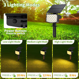 8 Pack Solar Spot Lights Outdoor, 2-in-1 Solar Lights Outdoor Waterproof IP65, Solar Powered Landscape Spotlights 3 | Lumora