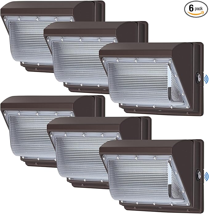 120W LED Wall Pack with Photocell, 5000K 15840LM Dusk to Dawn Lights Security Switch Control Outdoor Wall Light | Lumora