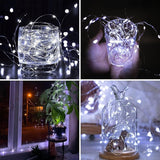 6 Pack 60LED Christmas Battery Operated Fairy Lights with Remote, 8 Modes String Lights with Timer, Dimmable | Lumora