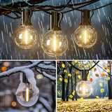 100 Feet G40 LED String Lights Outdoor Shatterproof Patio Lights with 52pcs Replaceable Globe Bulbs for Outside | Lumora