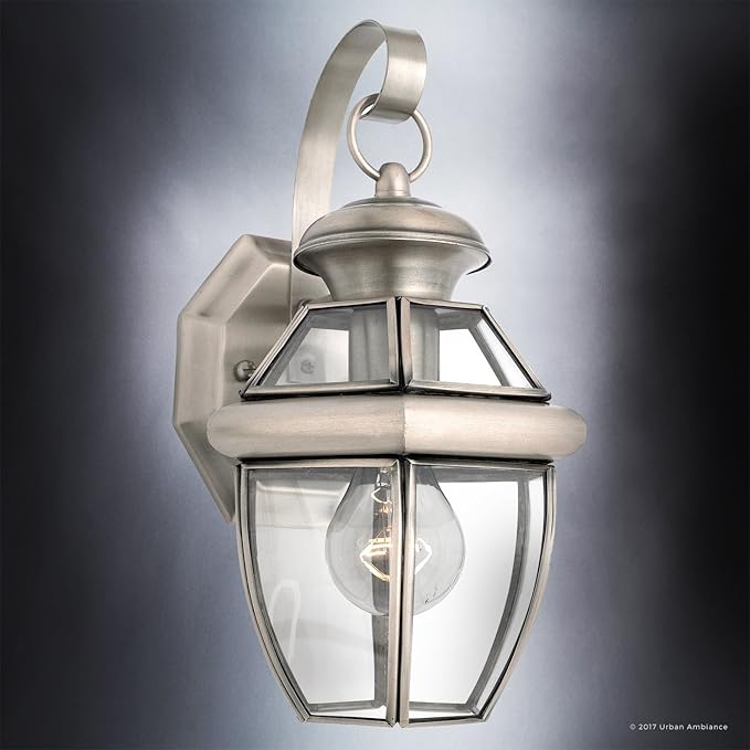 Urban Ambiance Luxury Colonial Outdoor Wall Light, Small Size: 11.5" H x 7" W, with Tudor Style Elements, Versatile | Lumora