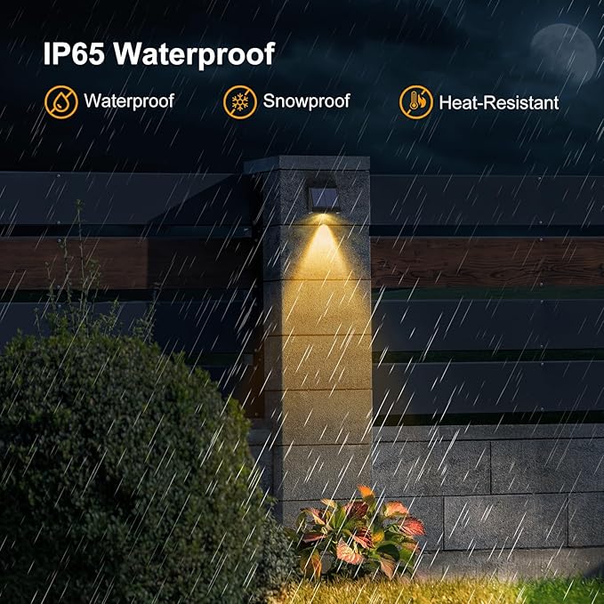 8 Packs Color Changing WRGB Deck Lights Solar Powered and 8 Packs Warm White Solar Lights for - Outdoor Path Light | Lumora