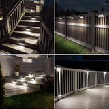 pearlstar Solar Deck Lights,16 Pack Step Light Waterproof LED Stair Lights,Outdoor Solar Fence Light for Deck | Lumora