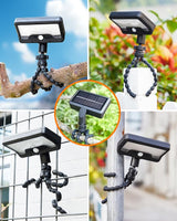 Clip On Solar Lights Outdoor, Motion Sensor Outdoor Lights, 92 LEDs 600LM Solar Fence Lights Outdoor | Lumora