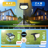 Solar Spot Lights Outdoor IP68 Waterproof, Ultra-Bright Performance，Simple Modes for Easier Operation, Auto | Lumora