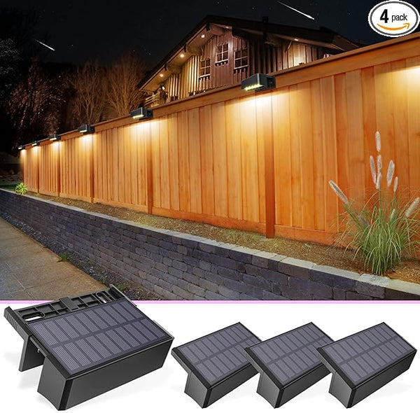 VOLISUN Solar Deck Lights ,7 Colors&Warm White Outdoor 4-Pack Waterproof Led Color Glow Solar Lights for | Lumora