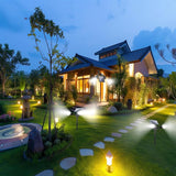 Solar Spot Lights Outdoor Waterproof, Double Head Adjustable Bright LED Solar Motion Sensor Lights for Outside | Lumora
