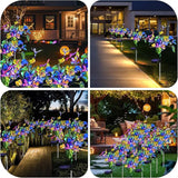 Solar Garden Lights Outdoor Waterproof Solar Lights 2 Pack with New Upgraded 40 LED 18 Butterfly Outdoor Lights for | Lumora