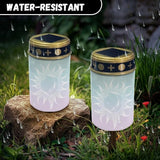 White Sun Cemetery Solar Lights for Grave Waterproof and Weather Resistant Solar Lights Outdoor Pathway Flameless | Lumora