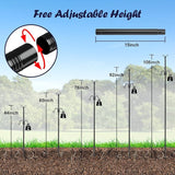 10FT String Light Poles, 1.5 Inch Heavy Duty Poles for Outdoor String Lights with Shepherd Hook, 2 in 1 Light Pole | Lumora