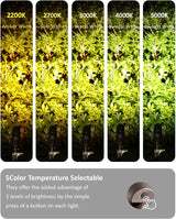 Low Voltage Landscape Spotlights, 12V 5CCT Tree Spotlights, 7W LED Spotlights Outdoor with Connectors, IP65 | Lumora
