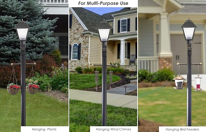 Solus SCA-335-2PK 15" Aluminum Cross Arm Ladder for Outdoor Lamp Posts and Poles, Easy to Mount, Maintenance Free | Lumora