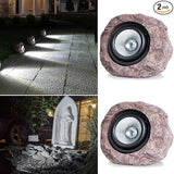 Outdoor Solar rock lights,IP65 Waterproof LED Super Bright spotlights, suitable for house exteriors, stairways | Lumora