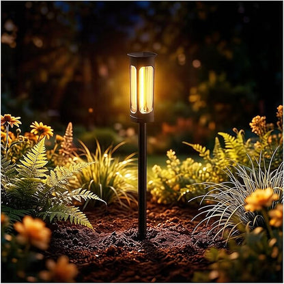Solar Pathway Lights Outdoor, Bright Solar Lights Outdoor, Auto On/Off, IP65 Waterproof Solar Garden Lights Solar Powered Landscape Lighting for Yard Patio Walkway Driveway Pathway