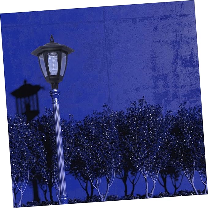 Totority LED Garden Path Lights Outdoor Vintage European Style for Patios Lawns and Walkways Solar Powered Decorative Lights Adjustable Brightness