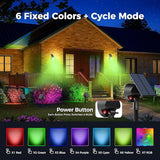 nipify 8 Pack Solar Spot Lights Outdoor Waterproof, Solar Spotlight Light for Outside Yard Landscape Lighting | Lumora