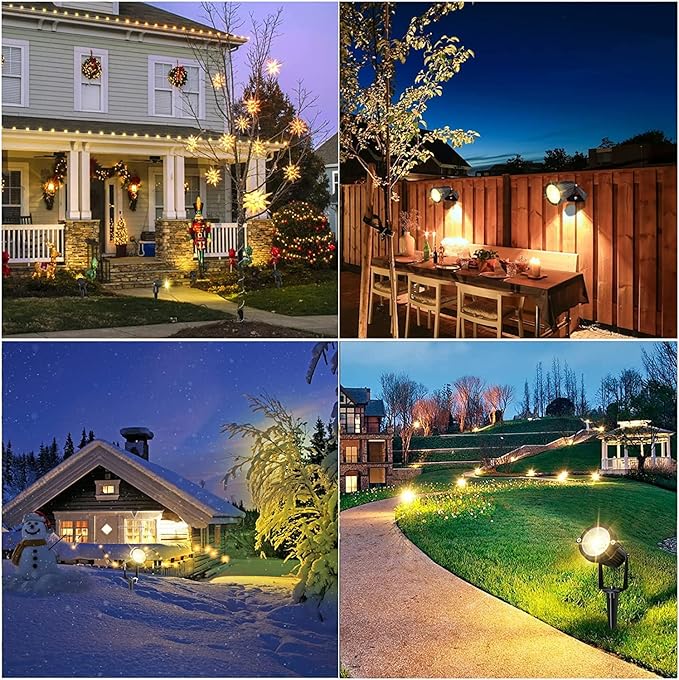 Landscape Lighting, Outdoor LED Low Voltage Landscape Lights 7W 900LM Waterproof 12V Garden Lights Flag Landscape | Lumora