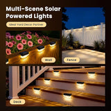 Solar Deck Lights Outdoor 20 Packs, Solar Powered LED Step Lights Waterproof Outdoor for Deck, Step, Fence, Wall | Lumora