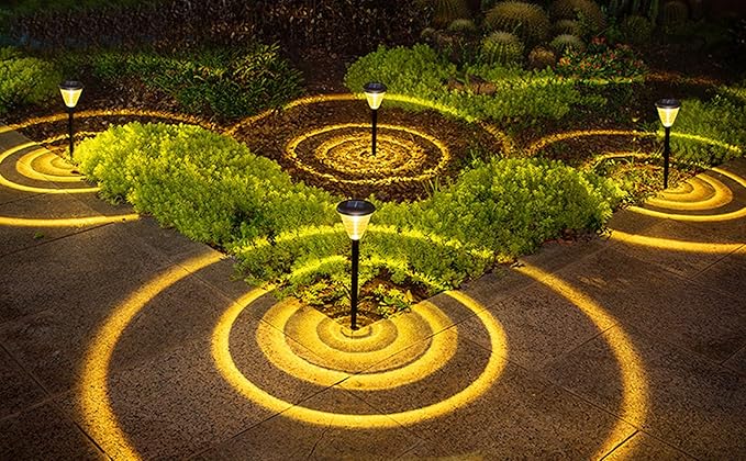 2PCS Garden Solar Lights Warm Color LED Flower Stake Light Decorative Landscape Lawn Yard Outdoor Lights Diameter | Lumora