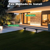 Outdoor Landscape Spotlights, 120V LED Spot Light Waterproof for Garden and Yard Up Lighting, Warm Light Outdoor | Lumora