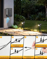 All-in-One LED Low Voltage Landscape Lighting Kit, 12-Pack Landscape Lights with Transformer, 100FT Wire and | Lumora