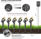 VENUS MANUFACTURING Landscape Lighting Low Voltage Landscape Spotlight Kits 20W Halogen Outdoor 145 Lumen Black | Lumora
