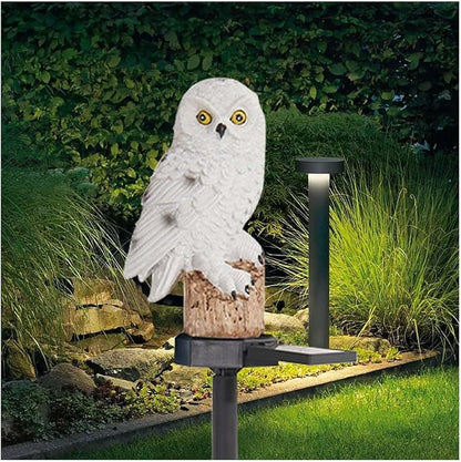 Eagle Solar Garden Lights - Outdoor Decor with LED Path Lights, Animal Statue