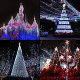 105FT 300LEDs Christmas Lights Outdoor Indoor String Lights 8 Modes Memory Function for Christmas Tree Party | Lumora
