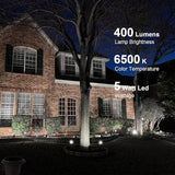 GOODSMANN Low Voltage Spot Light Landscape Lighting 5W LED 6500K for Outdoor Lighting with Metal Spike and | Lumora