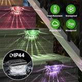 12 Pack Solar Deck Lights Outdoor, Solar Step Lights Waterproof for Outside, Yard, Patio, Garden, Pool, Railing | Lumora