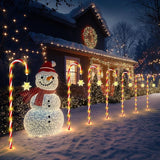 HELESIN Christmas Candy Cane Pathway Lights Outdoor 40.75in 110 LED Higher Christmas Candy Cane Lights with | Lumora