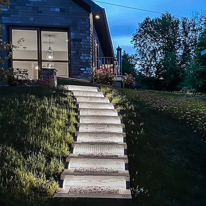 Solar Step Lights for Outside, 24-Pack Waterproof IP67 Deck Lights for Staircase, Patio, Front Step (Cool White)