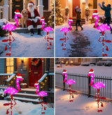 Solar Garden Lights Flamingo Decorations Outdoor Waterproof,2 Packs Solar Flamingo Light Garden Decor,Pink Flamingo | Lumora