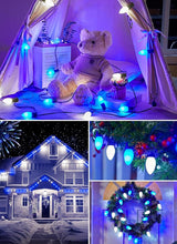 Vintage C9 LED Christmas Lights Outdoor, 150 Feet C9 String Light with 75 Shatterproof C9 Bulbs, Waterproof | Lumora