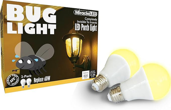 Miracle LED Bug Light Energy Saver Bulb - Replaces Energy Sucking Old Bug Lights for Porch and Patio with Amazing | Lumora
