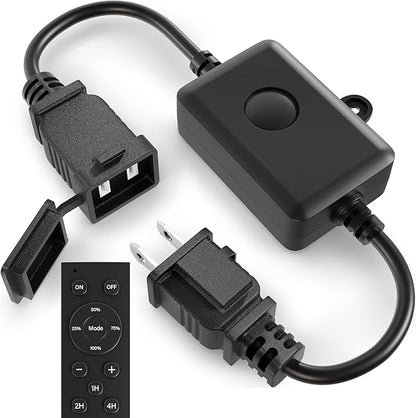 25FT ST38 LED Outdoor String Lights Bundle with 120W Outdoor Dimmer Plug
