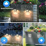 Energetic Solar Powered Garden Lights with Dusk to Dawn Sensors, Gray, 3 Pack - Outdoor Deck Light | Lumora