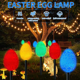 12 Packs Jumbo Solar Giant Easter Egg Lights, 5.12 in Diameter Enormous Eggs for Garden-8 Modes Waterproof LED | Lumora
