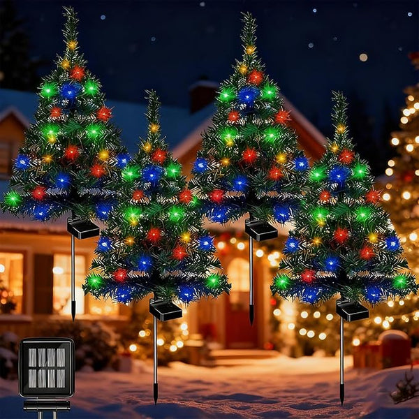 2026 New Solar Christmas Tree Lights Holiday Decorations, Outdoor Courtyards, Gardens, Lawns, Small Path Ligh | Lumora