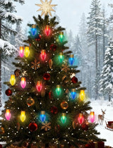 16Ft Jumbo LED Multicolor Valentine's Day String Lights Outdoor with 10 T13 LED Bulb, Clear Multicolor Hanging | Lumora