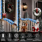 Jnaurb Battery Operated Rope Lights for Outside, 33FT 100LED 8 Modes Battery Operated String Lights, Waterproof | Lumora