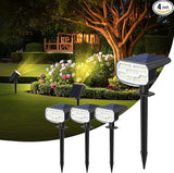 Solar Lights Outdoor Waterproof IP65,Auto On/Off, 2700K 2 Lighting Modes, Super Bright LED, Solar Powered Yard | Lumora