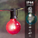 Brightown Outdoor String Lights G40 Globe Patio Lights with Edison Glass Bulbs, Waterproof Connectable Hanging | Lumora