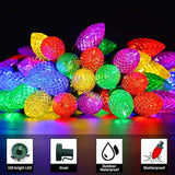 ZAIYW 66ft 100 LED C9 Christmas Lights String, Strawberry String Lights UL Plug C9 String Lights Green Wire | Lumora