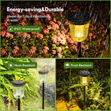 11 Pack Solar Lights for Outside, Super Bright Solar Pathway Lights Waterproof,Up to 14 Hrs Auto On/Off Garden | Lumora