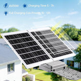 11000W Solar Street Light Outdoor Waterproof with Dual Solar Panels – 650,000LM 3-Sided LED Lights, 144pcs LEDs | Lumora