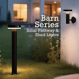 Round Solar Wall Lights - Solar Powered Wall Lamps - LED Lights - PIR Sensor & Two Lighting Modes - Rechargeable | Lumora