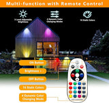 12W RGBW Low Voltage Landscape Lights, LED Color Changing Landscape Lighting,12V 24V Waterproof Outdoor Spotlight | Lumora